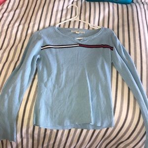baby blue tommy  top!